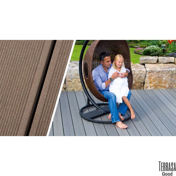 Терасна дошка EasyDeck Trend 19*130 (ІзіДек) 0049 фото